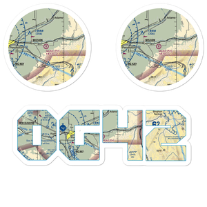 Quail Field (OG42) VFR Sectional Sticker Pack