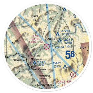 Nace Family Airstrip (OG41) VFR Sectional Sticker (20 mile)