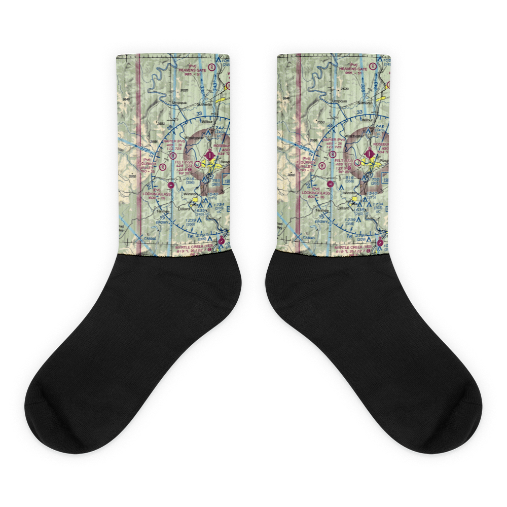 Napier Ranch Airport (OG40) VFR Sectional Socks 