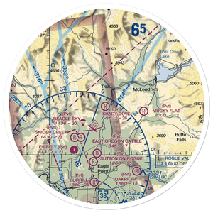 Shady Cove Airpark (OG31) VFR Sectional Sticker (30 mile)