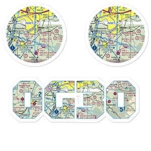 Aeroacres Airport (OG30) VFR Sectional Sticker Pack