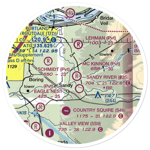 Mc Kinnon Airpark (OG29) VFR Sectional Sticker (20 mile)