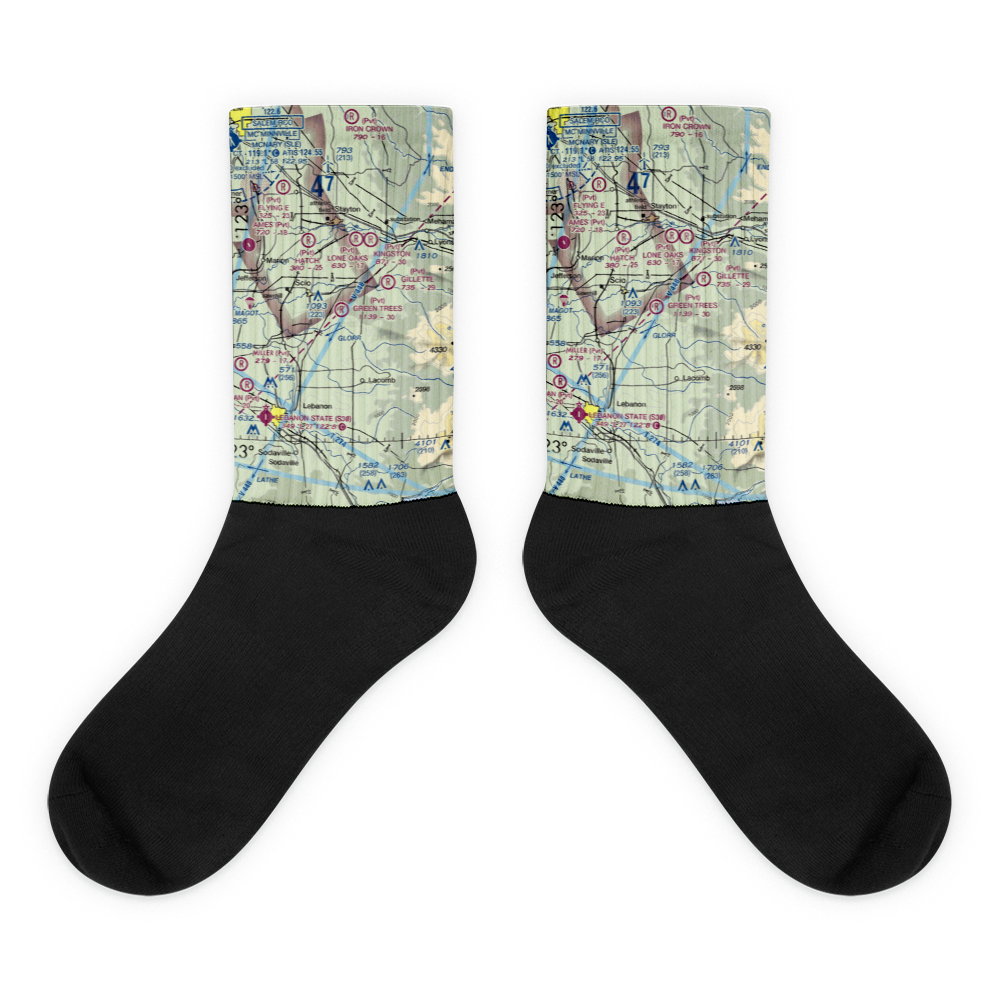 The Green Trees Ranch Airport (OG28) VFR Sectional Socks 