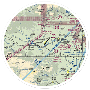 Roscoes Airport (OG26) VFR Sectional Sticker (30 mile)