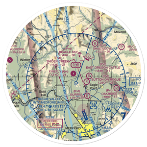 Firefly Ranch Airfield (OG25) VFR Sectional Sticker (30 mile)