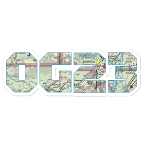 Poverty Hollow Airport (OG23) VFR Sectional Sticker