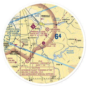 Dry Creek Airpark (OG21) VFR Sectional Sticker (30 mile)