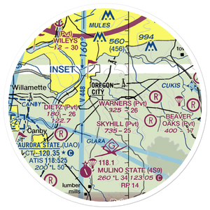 Fairways Airport (OG20) VFR Sectional Sticker (20 mile)