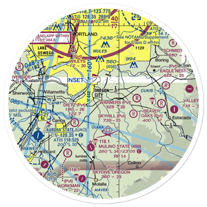 Fairways Airport (OG20) VFR Sectional Sticker (30 mile)
