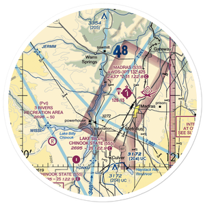 Bombay Farms Airport (OG19) VFR Sectional Sticker (30 mile)