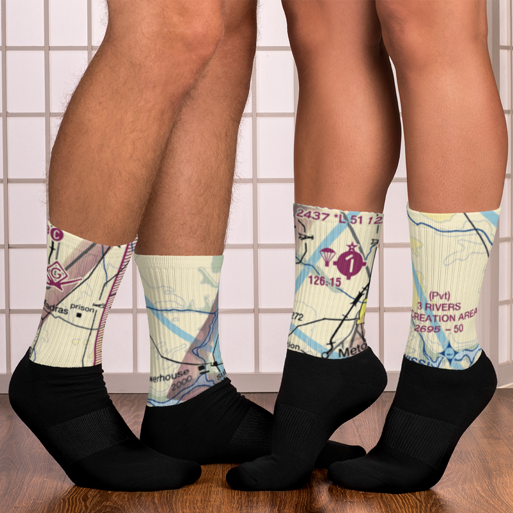 Bombay Farms Airport (OG19) VFR Sectional Socks 