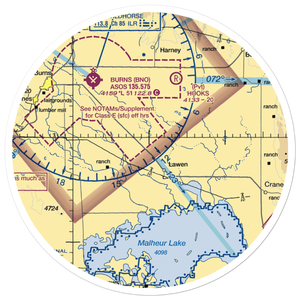 Lawen Strip (OG18) VFR Sectional Sticker (30 mile)