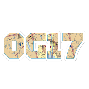 Teed's Airport (OG17) VFR Sectional Sticker