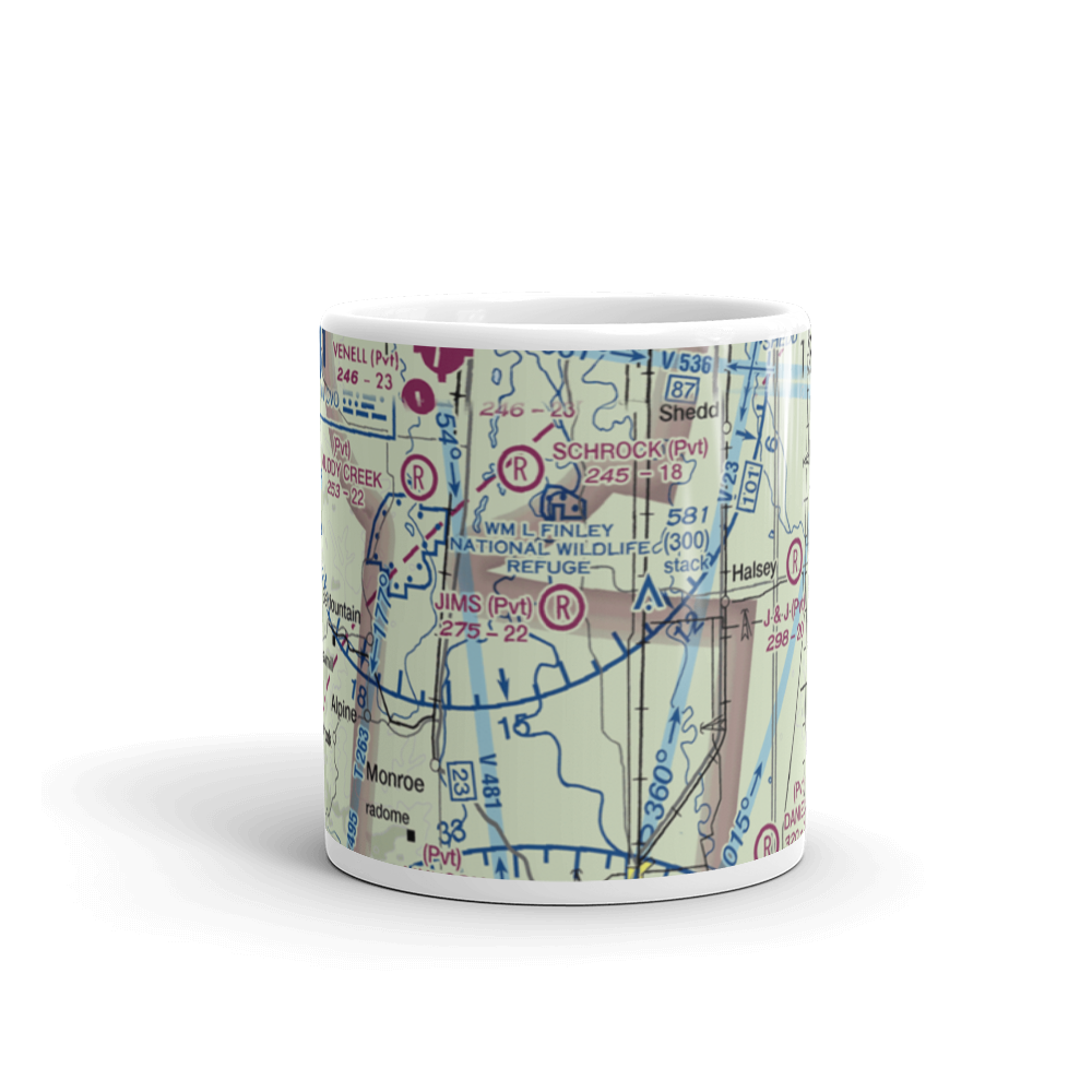Jim's Airstrip (OG16) VFR Sectional  Mug 