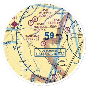 Sage Ranch Airport (OG15) VFR Sectional Sticker (20 mile)