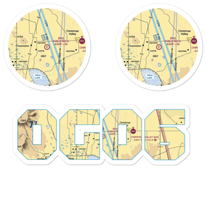 Table Rock Airport (OG06) VFR Sectional Sticker Pack