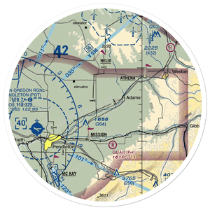 Rothrock Field (OG04) VFR Sectional Sticker (30 mile)