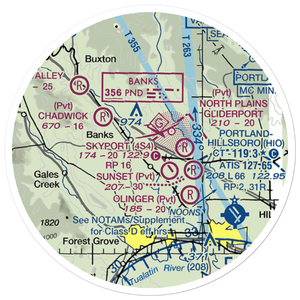 Rieben Airport (OG02) VFR Sectional Sticker (20 mile)