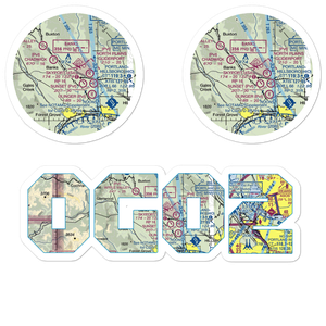 Rieben Airport (OG02) VFR Sectional Sticker Pack