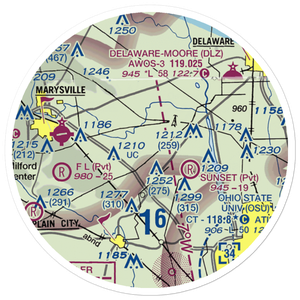 Fighter Field Airport (OA51) VFR Sectional Sticker (20 mile)