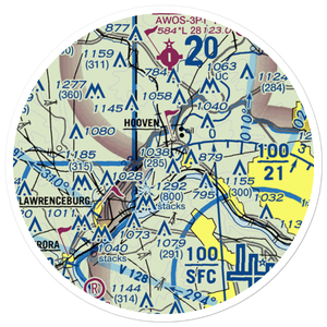 Lost Bridge Airport (OA16) VFR Sectional Sticker (20 mile)
