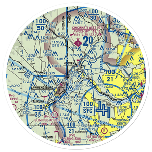 Lost Bridge Airport (OA16) VFR Sectional Sticker (30 mile)