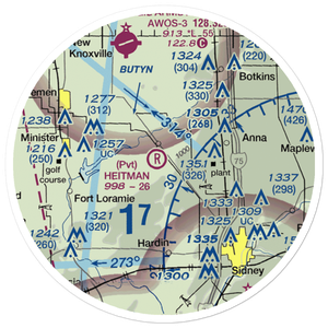 Heitman Field (OA11) VFR Sectional Sticker (20 mile)