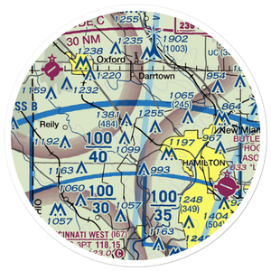 Hogan Airport (OA05) VFR Sectional Sticker (20 mile)