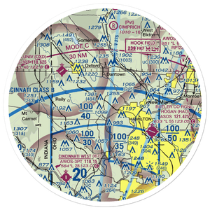 Hogan Airport (OA05) VFR Sectional Sticker (30 mile)