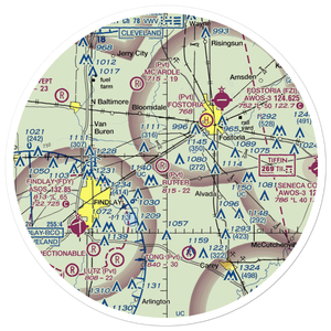 Rutter Airport (OA04) VFR Sectional Sticker (30 mile)