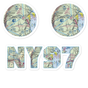 Northway Airport (NY97) VFR Sectional Sticker Pack