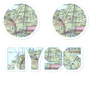 Mexico Airdrome Airport (NY96) VFR Sectional Sticker Pack