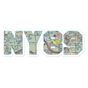 Goose Creek Airport (NY89) VFR Sectional Sticker