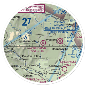 Waxwing Airport (NY86) VFR Sectional Sticker (20 mile)