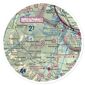 Waxwing Airport (NY86) VFR Sectional Sticker (30 mile)