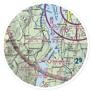 Richter Aero Airport (NY84) VFR Sectional Sticker (30 mile)