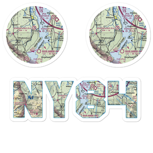 Richter Aero Airport (NY84) VFR Sectional Sticker Pack