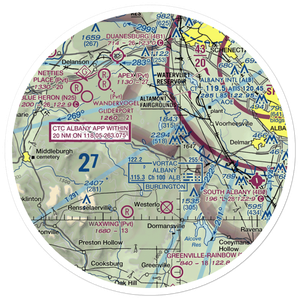 Heldeberg Airstrip (NY81) VFR Sectional Sticker (30 mile)