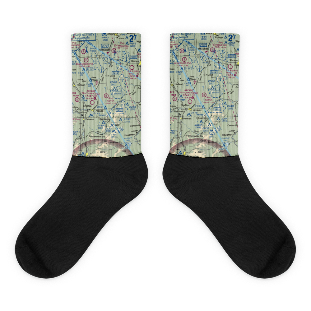 Keysa Airport (NY79) VFR Sectional Socks 
