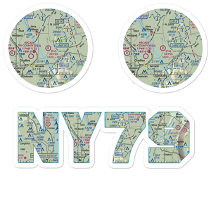 Keysa Airport (NY79) VFR Sectional Sticker Pack