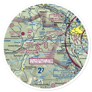 Wandervogel Gliderport (NY77) VFR Sectional Sticker (30 mile)