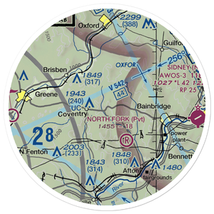 Miller Field (NY73) VFR Sectional Sticker (20 mile)