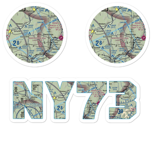 Miller Field (NY73) VFR Sectional Sticker Pack