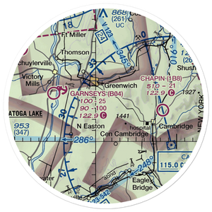 Archdale Meadows Airport (NY63) VFR Sectional Sticker (20 mile)