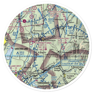 Archdale Meadows Airport (NY63) VFR Sectional Sticker (30 mile)