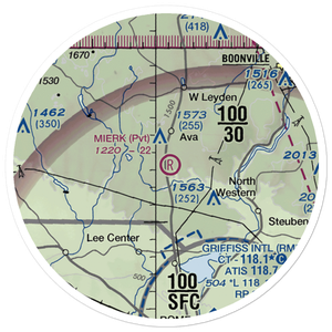 Valenty Mierek Airport (NY59) VFR Sectional Sticker (20 mile)
