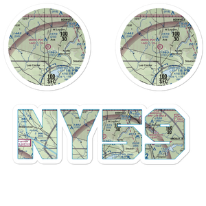 Valenty Mierek Airport (NY59) VFR Sectional Sticker Pack
