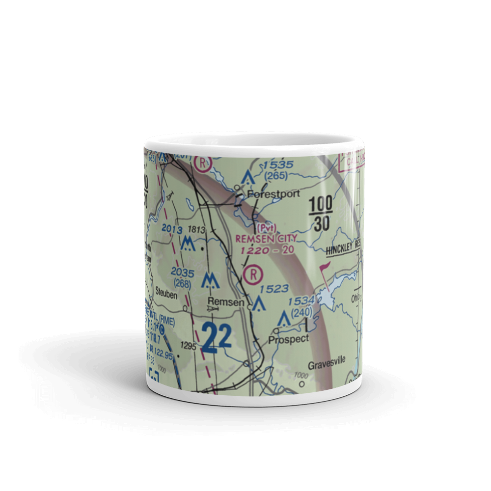 Remsen City Airport (NY57) VFR Sectional  Mug 