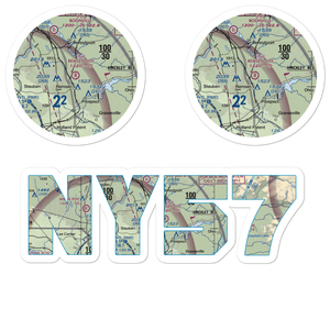 Remsen City Airport (NY57) VFR Sectional Sticker Pack