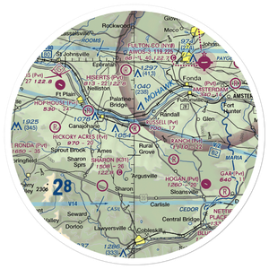 Russell Airport (NY51) VFR Sectional Sticker (30 mile)